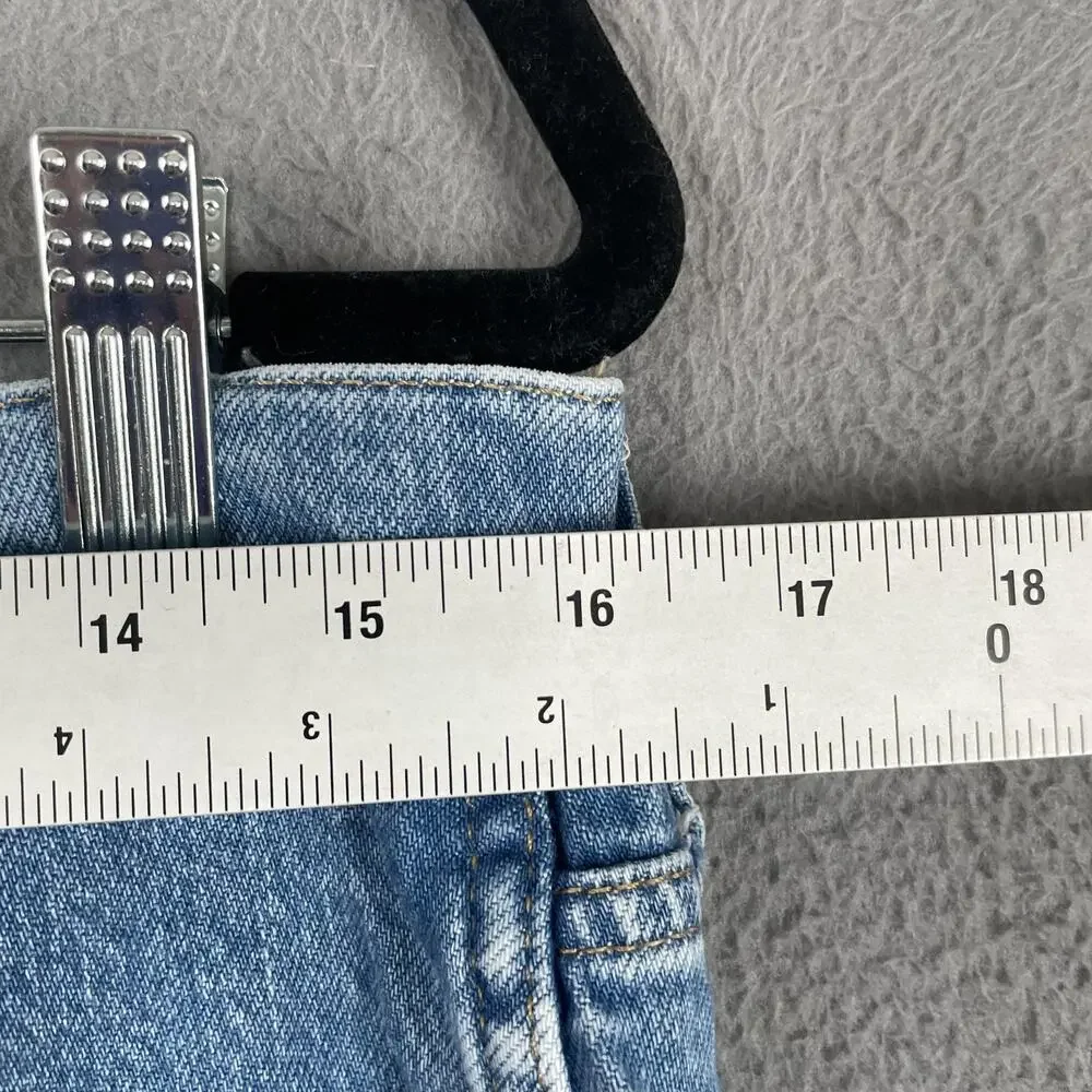 J Crew Classic Vintage Jeans Womens 30 Light Wash High Rise Straight Stretch - Picture 9 of 11